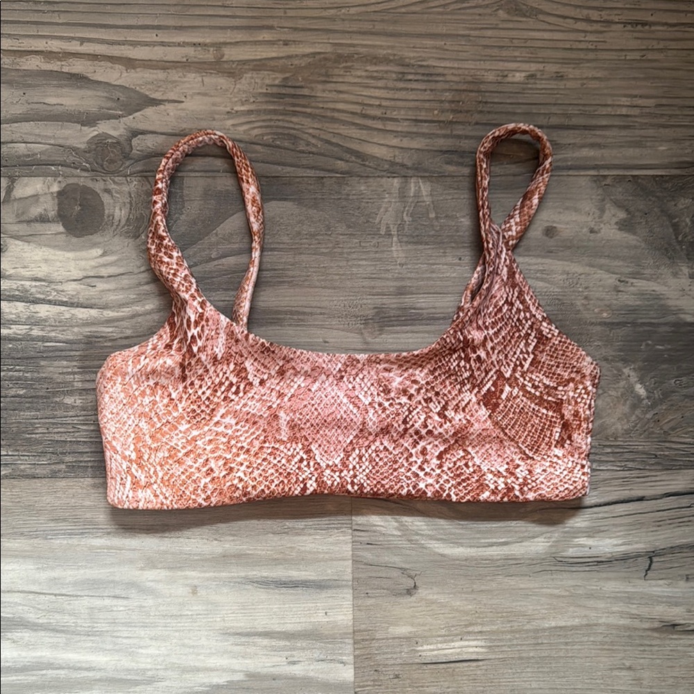 Skatie Mya Top Eden Snakeskin Print XS NWOT